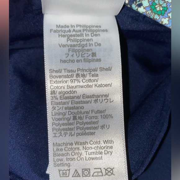 NWT J. Crew Paisley Cotton Stretch Sateen Pencil Skirt Size 6 - Picture 11 of 13